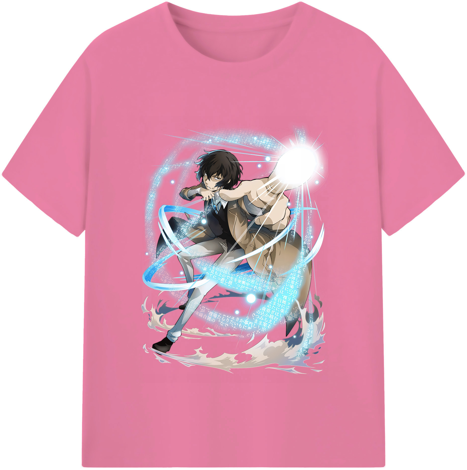 （画像用） 文豪ストレイドッグス Bungo Stray Dogs 綿100％半袖Tシャツ（フロントプリント）